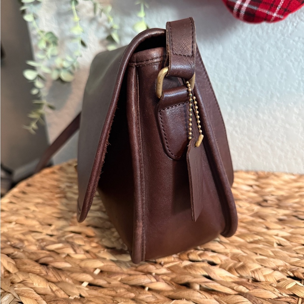 Vintage Coach Mahogany City Bag 9790 - Picture 2 of 7